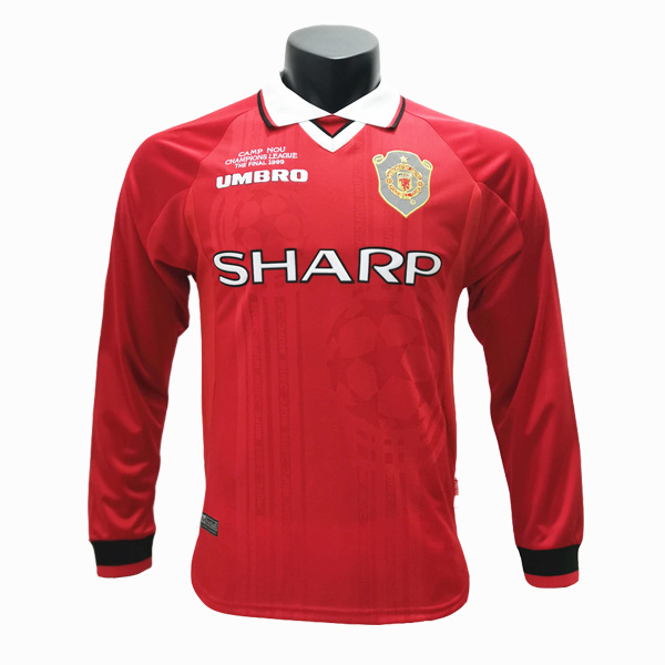 manchester united 1999 shirt long sleeve